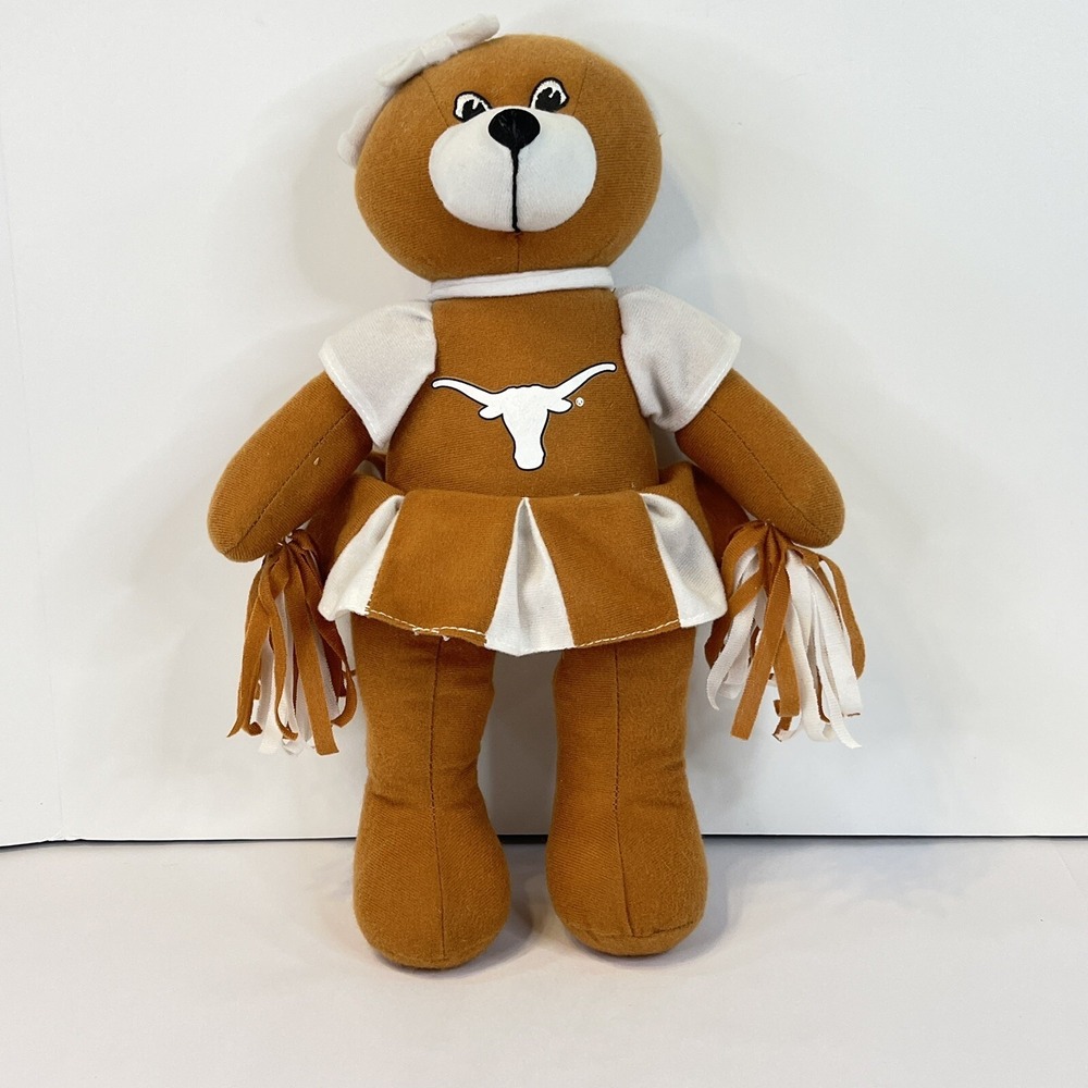 Texas Longhorns UT Collegiate Cheer  Bear Plush Teddy Licensed Toy Factory Plush